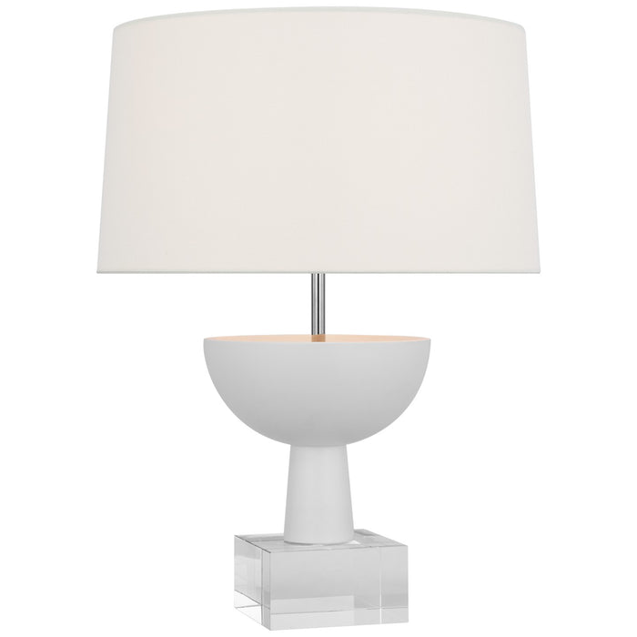 Visual Comfort Signature RB 3040PW-L LED Table Lamp, Plaster White