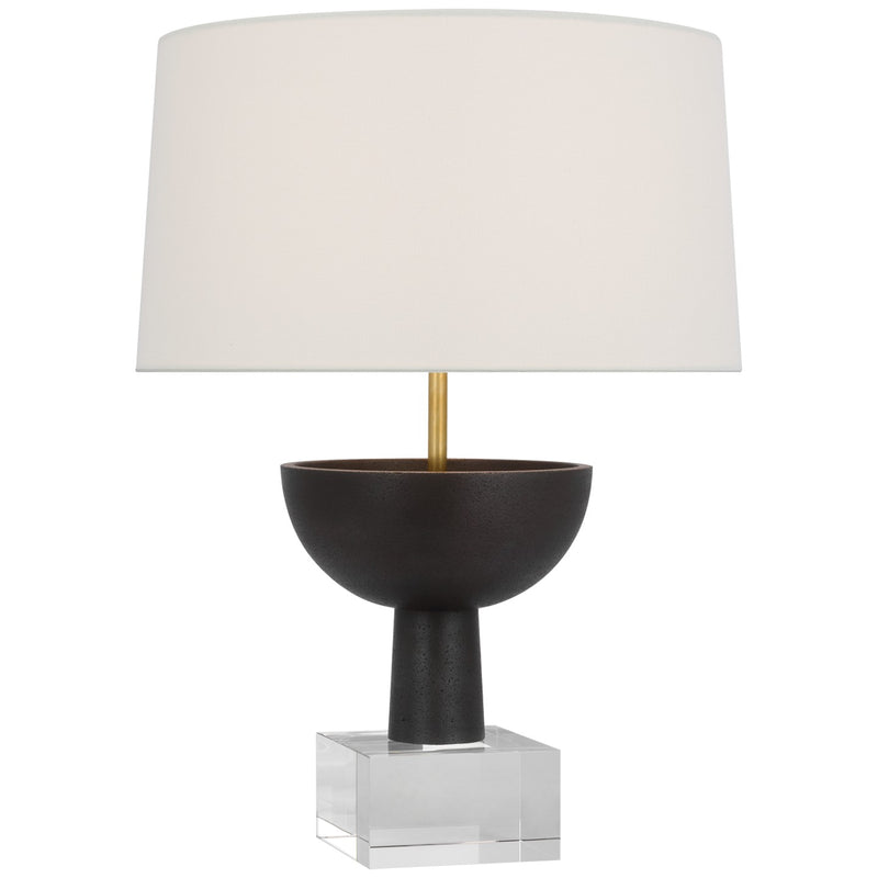 Visual Comfort Signature RB 3040WI-L LED Table Lamp, Warm Iron