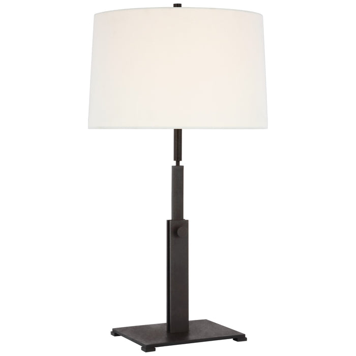 Visual Comfort Signature RB 3110WI-L LED Table Lamp, Warm Iron