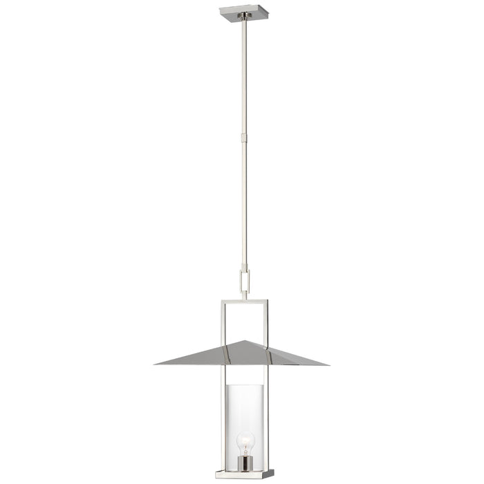 Visual Comfort Signature RB 5052PN-CG LED Lantern, Polished Nickel