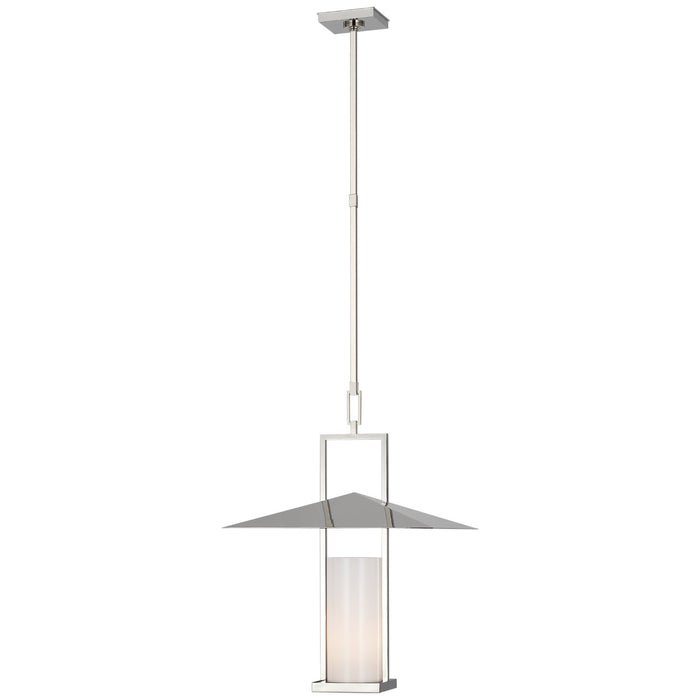 Visual Comfort Signature RB 5052PN-WG LED Lantern, Polished Nickel