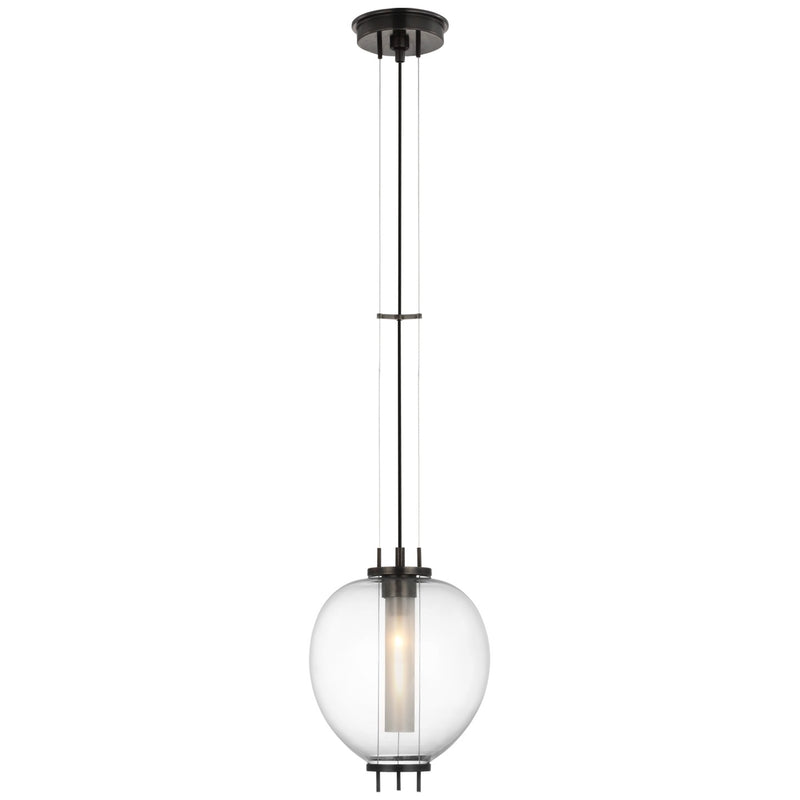 Visual Comfort Signature RB 5096BZ-CG LED Pendant, Bronze