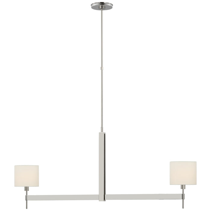 Visual Comfort Signature RB 5141PN-L LED Chandelier, Polished Nickel
