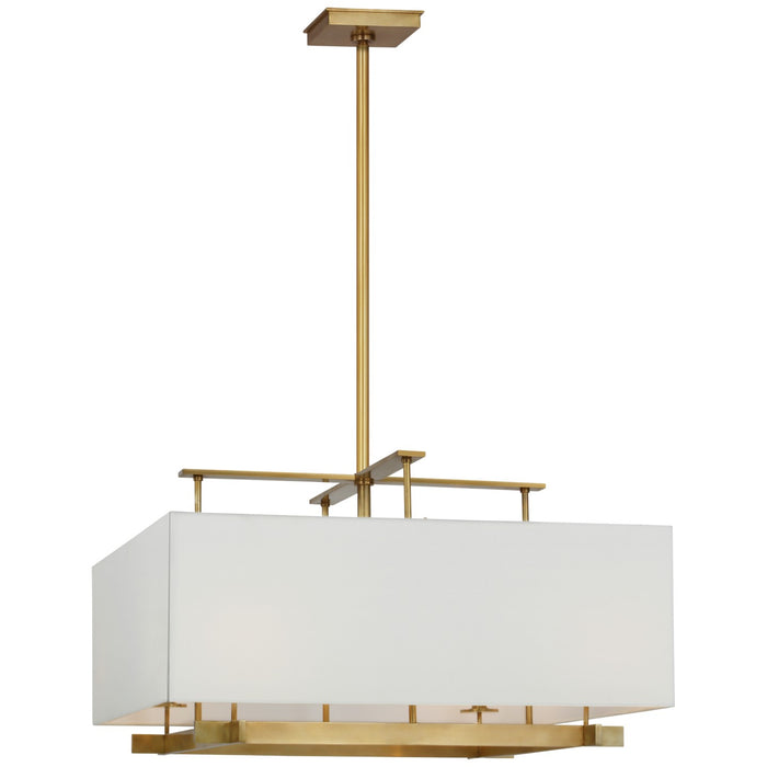Visual Comfort Signature RB 5155AB-L LED Pendant, Antique Brass