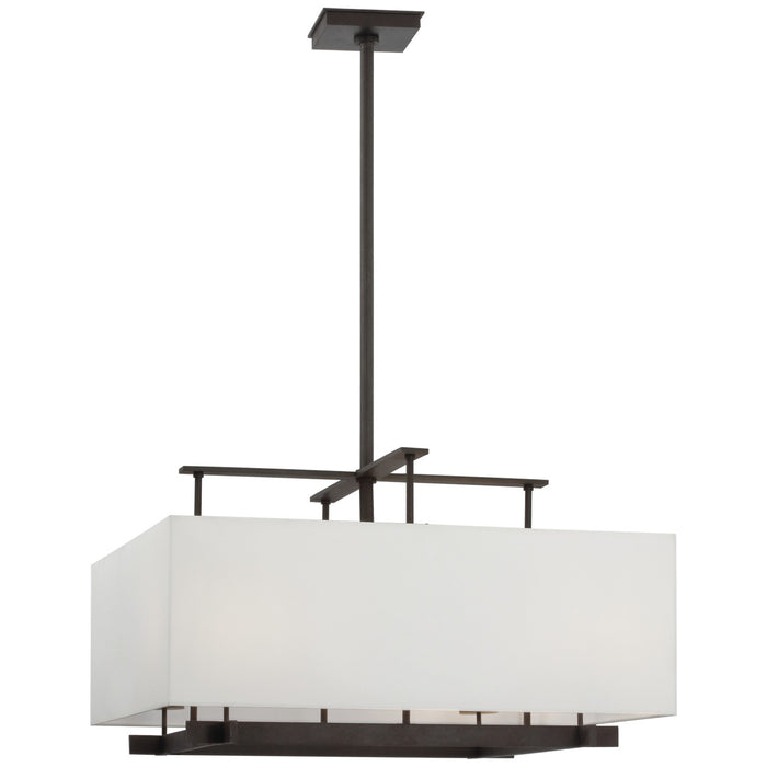 Visual Comfort Signature RB 5155WI-L LED Pendant, Warm Iron