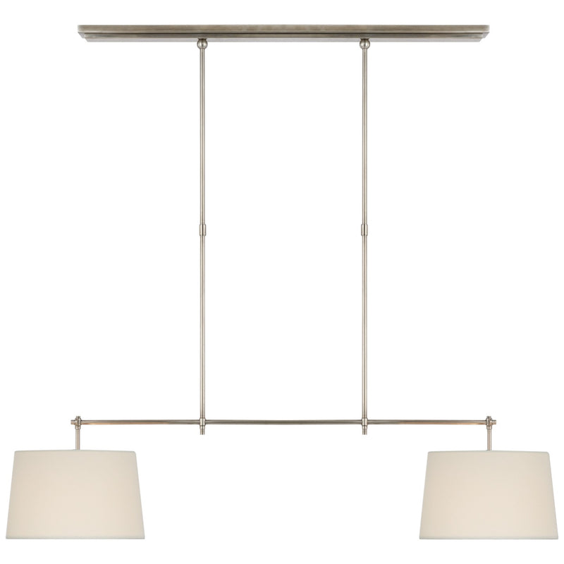 Visual Comfort Signature TOB 5047AN-L LED Billiard, Antique Nickel