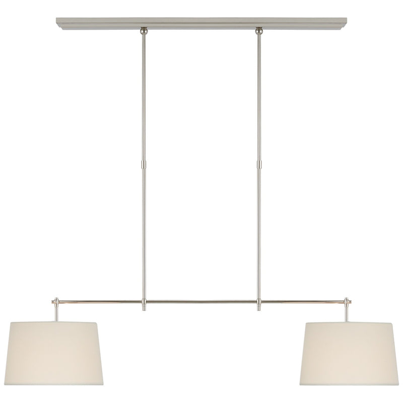 Visual Comfort Signature TOB 5047PN-L LED Billiard, Polished Nickel