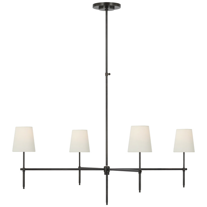 Visual Comfort Signature TOB 5195BZ-L LED Chandelier, Bronze