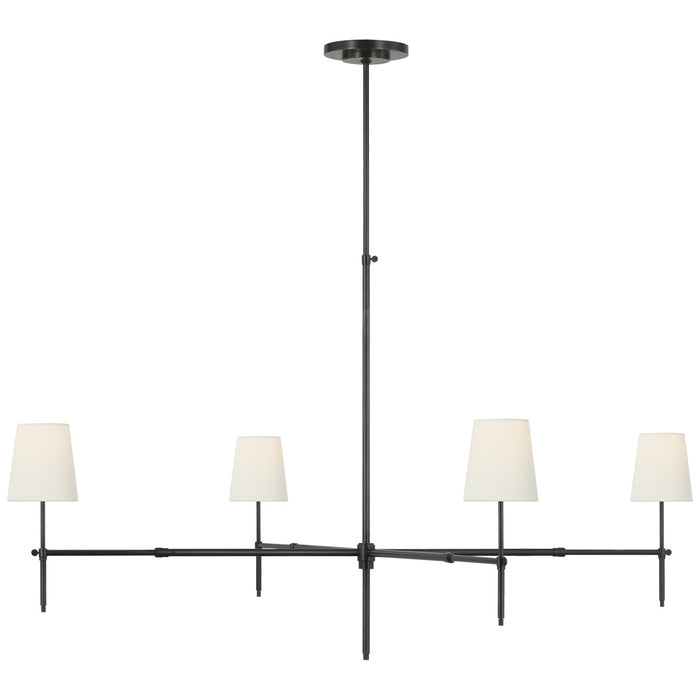 Visual Comfort Signature TOB 5196BZ-L LED Chandelier, Bronze