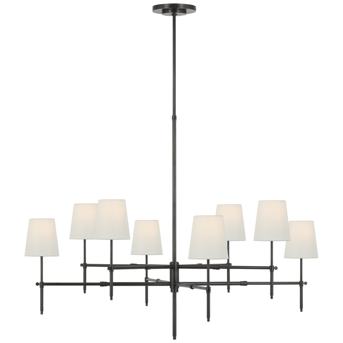 Visual Comfort Signature TOB 5197BZ-L LED Chandelier, Bronze