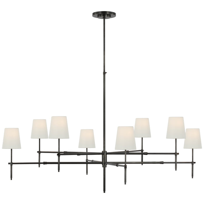 Visual Comfort Signature TOB 5198BZ-L LED Chandelier, Bronze