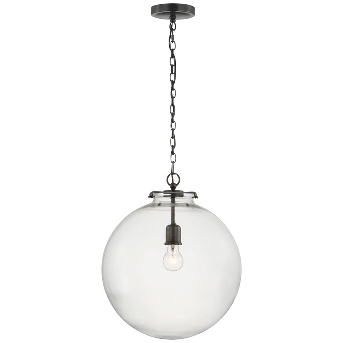 Visual Comfort Signature TOB 5227BZ/G4-CG LED Pendant, Bronze
