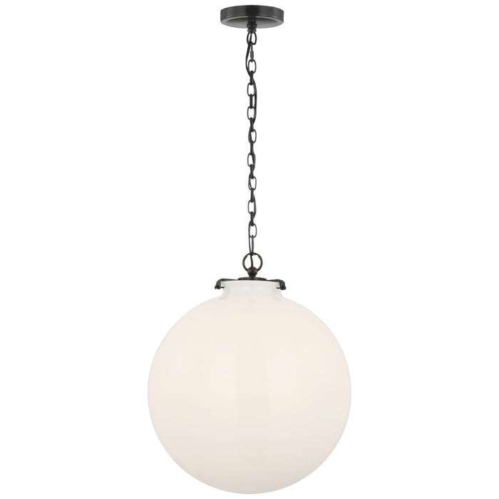 Visual Comfort Signature TOB 5227BZ/G4-WG LED Pendant, Bronze
