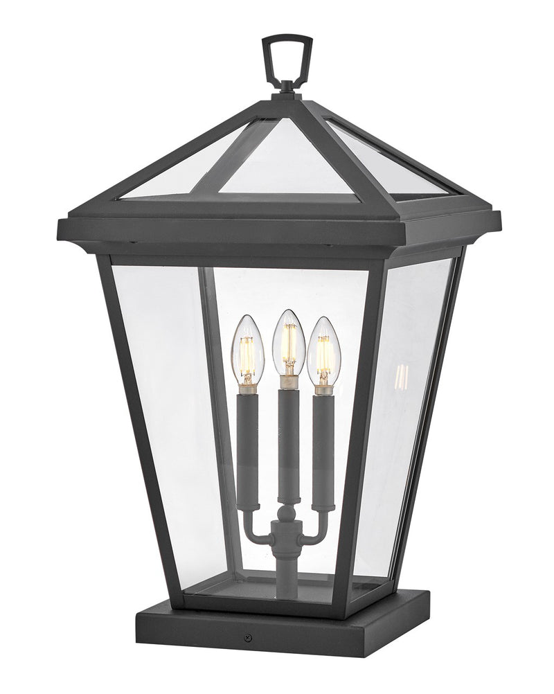 Hinkley 2557MB LED Pier Mount Lantern, Museum Black