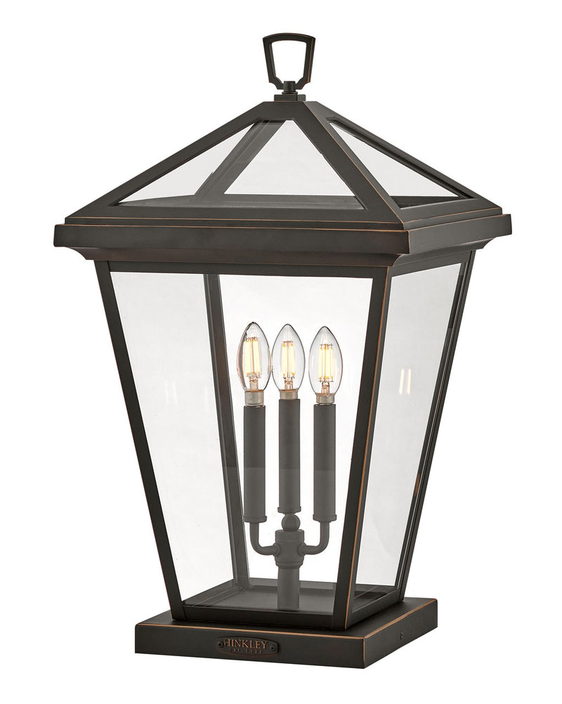 Hinkley 2557OZ LED Pier Mount Lantern, Oil Rubbed Bronze