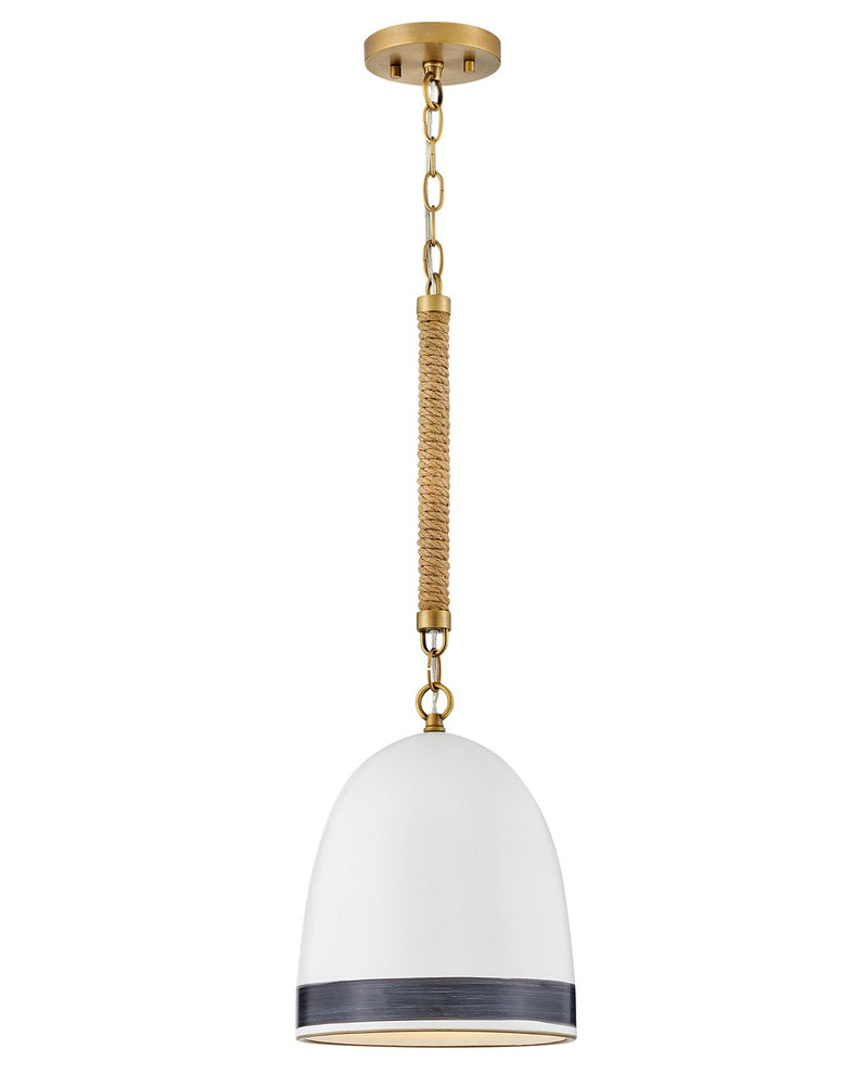 Hinkley 3364HB-BK LED Pendant, Heritage Brass