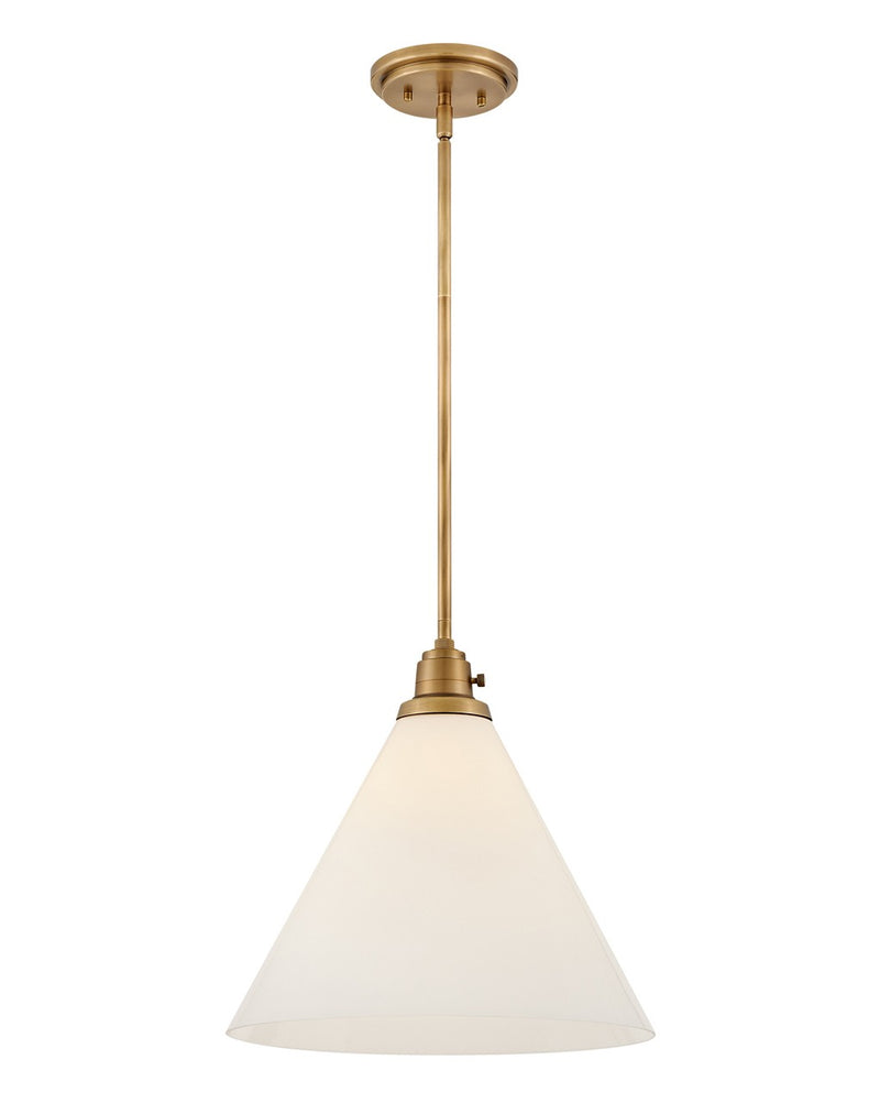 Hinkley 3694HB-CO LED Pendant, Heritage Brass