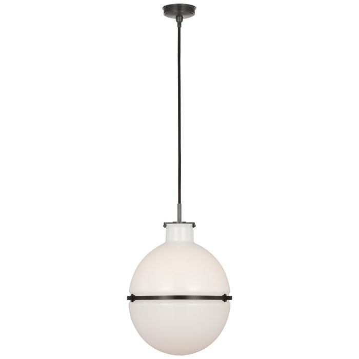 Visual Comfort Signature TOB 5486BZ-WG LED Pendant, Bronze