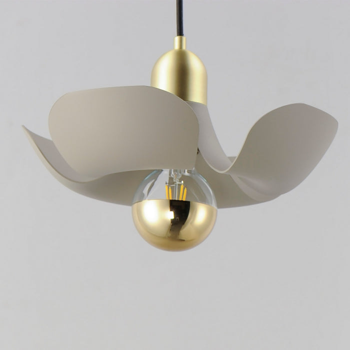 Maxim 11391SGSBR LED Pendant, Silver Gold / Satin Brass
