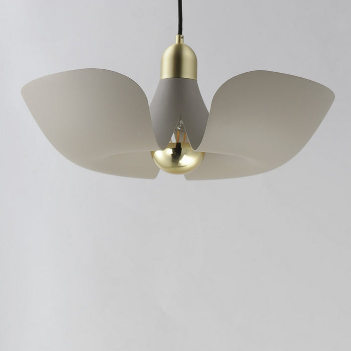Maxim 11392SGSBR LED Pendant, Silver Gold / Satin Brass