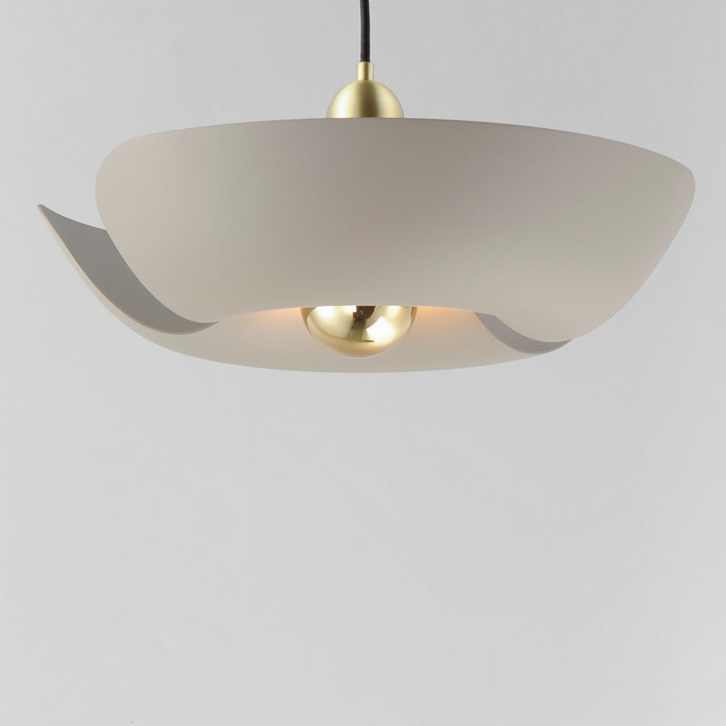 Maxim 11392SGSBR LED Pendant, Silver Gold / Satin Brass