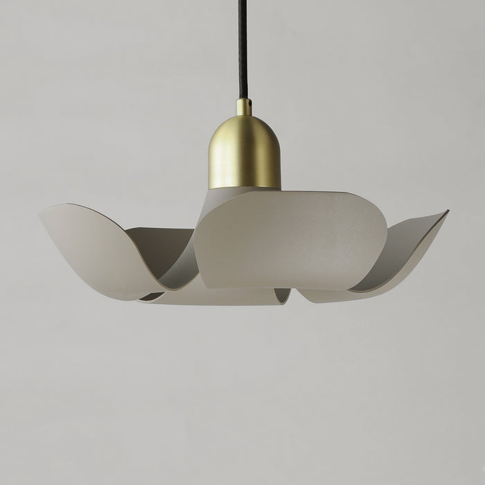 Maxim 11394SGSBR LED Pendant, Silver Gold / Satin Brass
