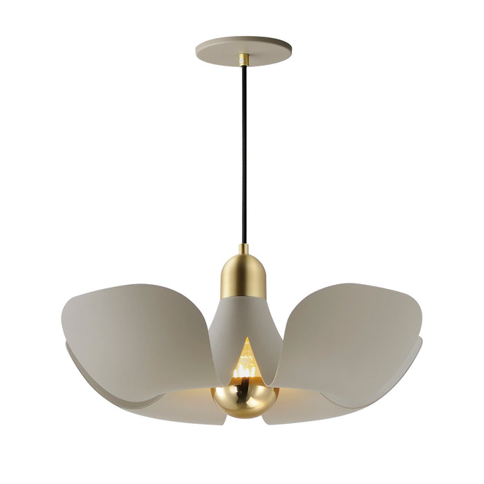 Maxim 11394SGSBR LED Pendant, Silver Gold / Satin Brass