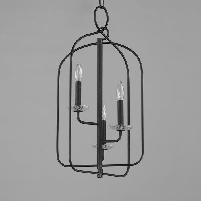 Maxim 12323TCAR Three Light Pendant, Anthracite
