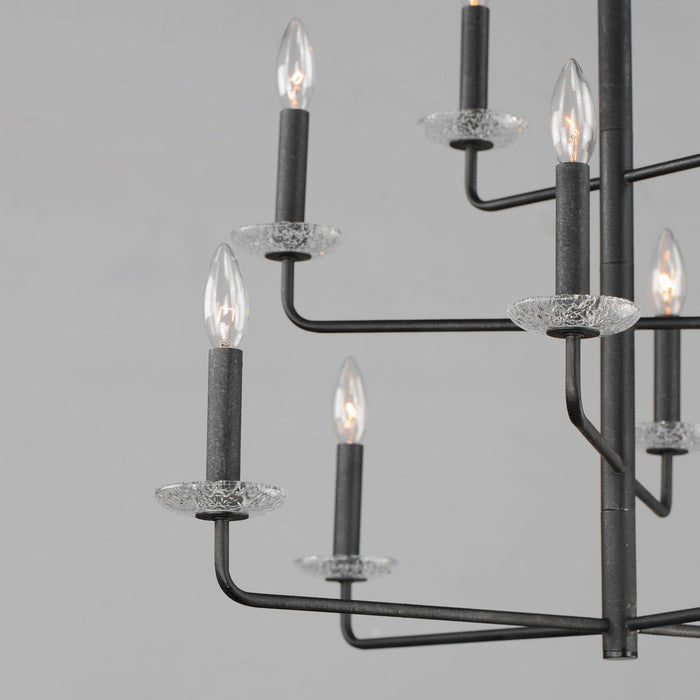 Maxim 12329TCAR Ten Light Chandelier, Anthracite