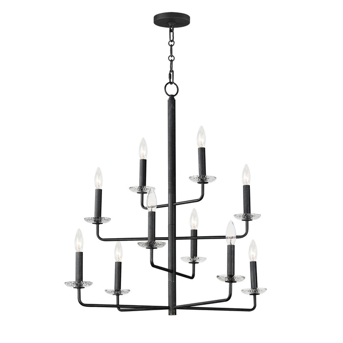 Maxim 12329TCAR Ten Light Chandelier, Anthracite