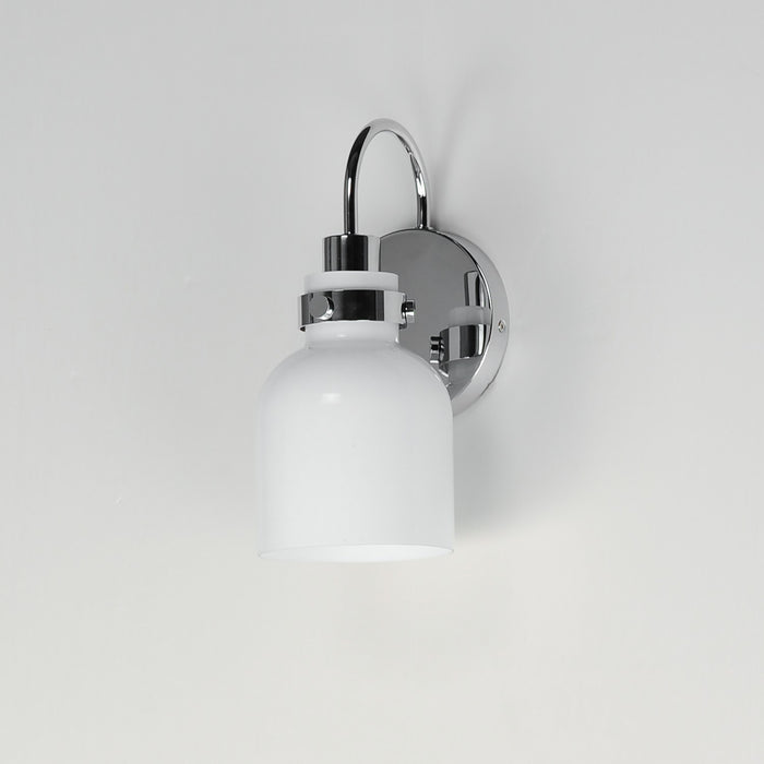 Maxim 12331WTPC One Light Wall Sconce, Polished Chrome