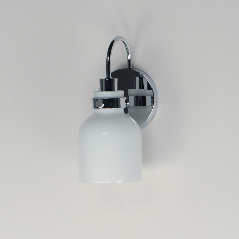 Maxim 12331WTPC One Light Wall Sconce, Polished Chrome