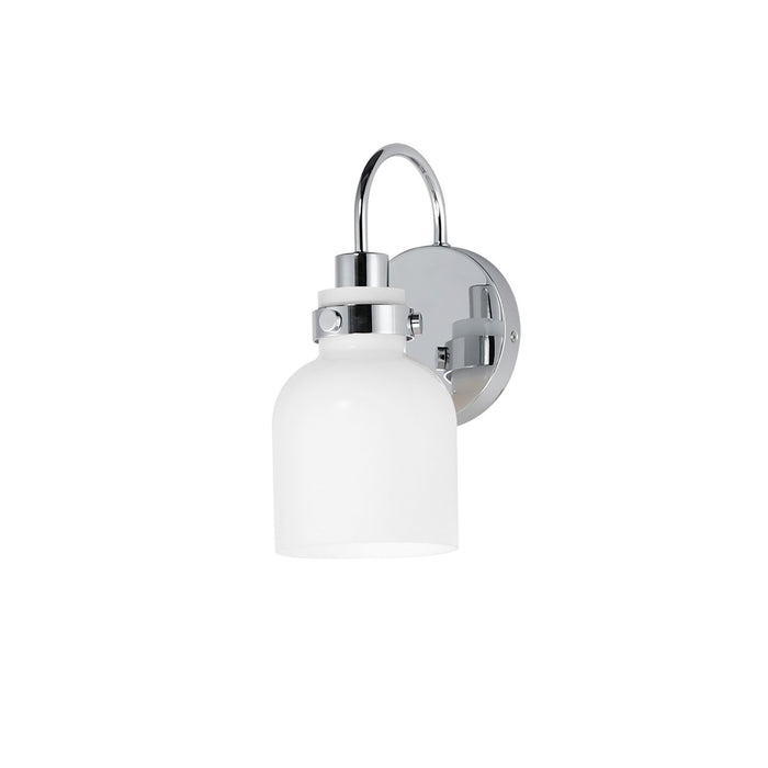 Maxim 12331WTPC One Light Wall Sconce, Polished Chrome