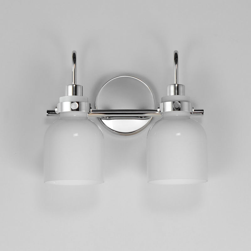 Maxim 12332WTPC Two Light Bath Vanity, Polished Chrome