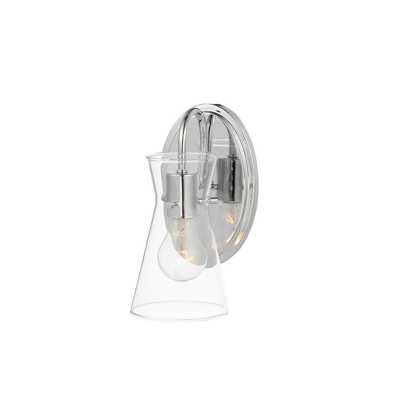 Maxim 12481CLPC One Light Wall Sconce, Polished Chrome