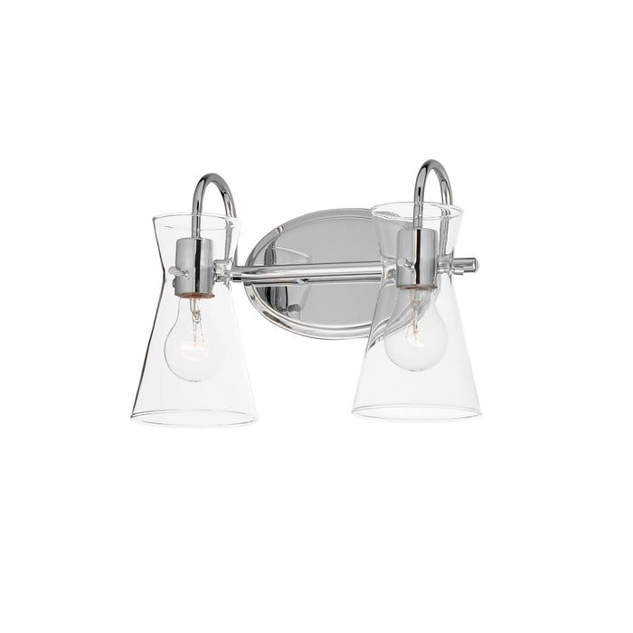 Maxim 12482CLPC Two Light Bath Vanity, Polished Chrome