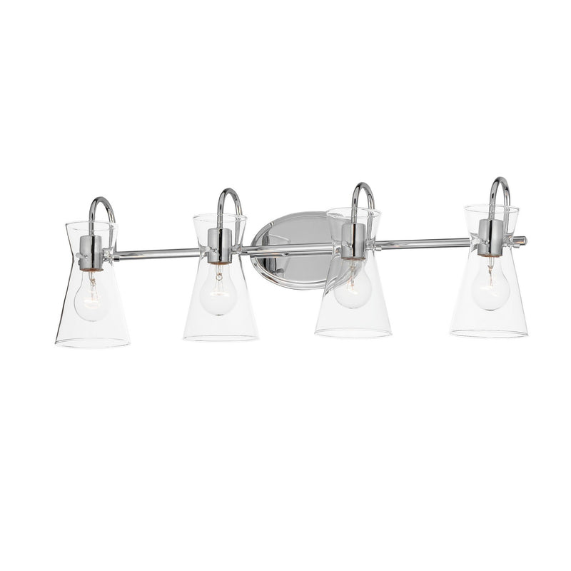 Maxim 12484CLPC Four Light Bath Vanity, Polished Chrome