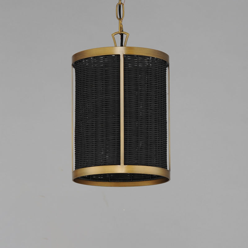 Maxim 14461BRNAB One Light Pendant, Natural Aged Brass