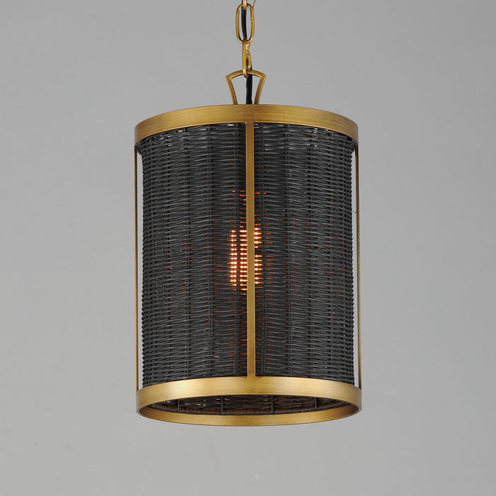 Maxim 14461BRNAB One Light Pendant, Natural Aged Brass
