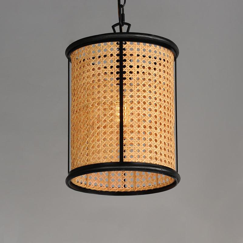 Maxim 14471NABK One Light Pendant, Black