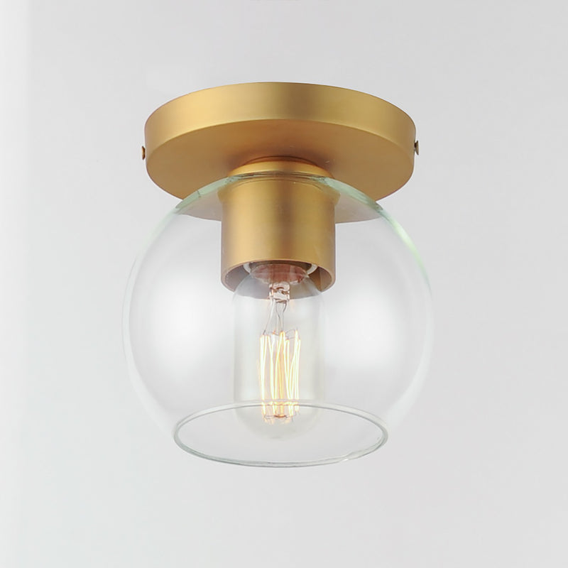 Maxim 21630CLNAB One Light Flush Mount, Natural Aged Brass