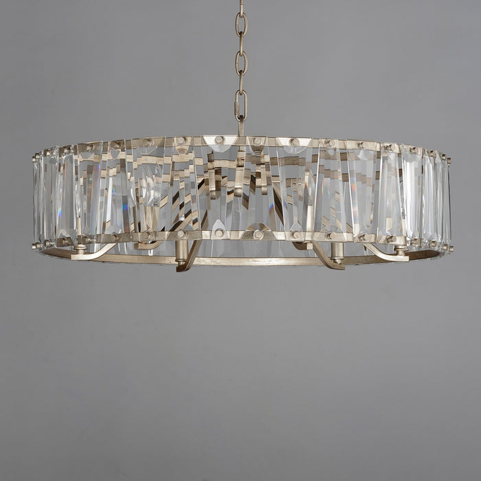 Maxim 21866BCGS Six Light Chandelier, Golden Silver
