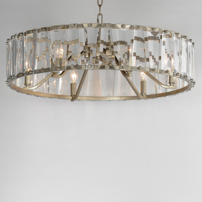 Maxim 21866BCGS Six Light Chandelier, Golden Silver