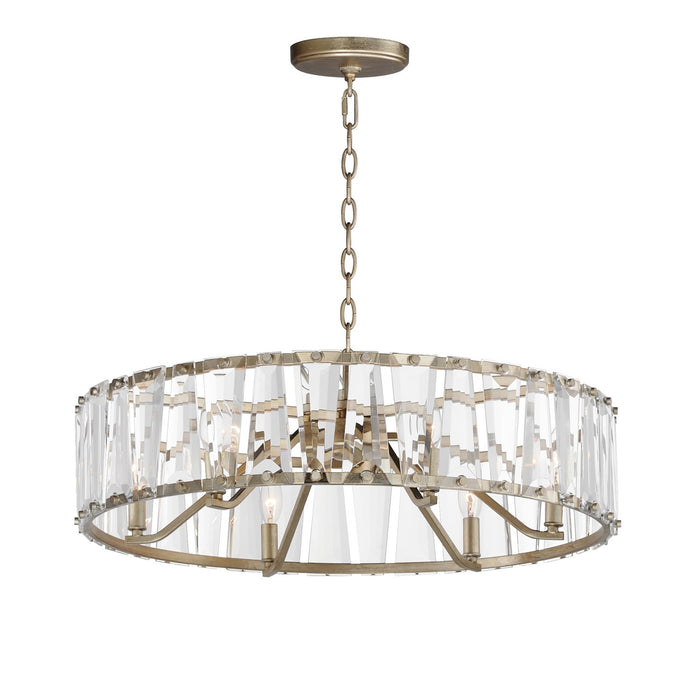 Maxim 21866BCGS Six Light Chandelier, Golden Silver
