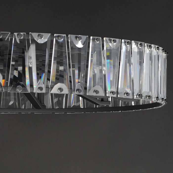 Maxim 21869BCBK Ten Light Chandelier, Black