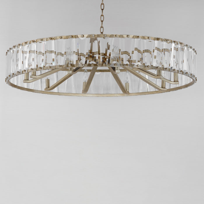 Maxim 21869BCGS Ten Light Chandelier, Golden Silver