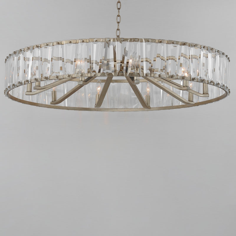 Maxim 21869BCGS Ten Light Chandelier, Golden Silver