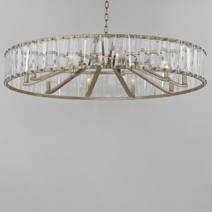Maxim 21869BCGS Ten Light Chandelier, Golden Silver