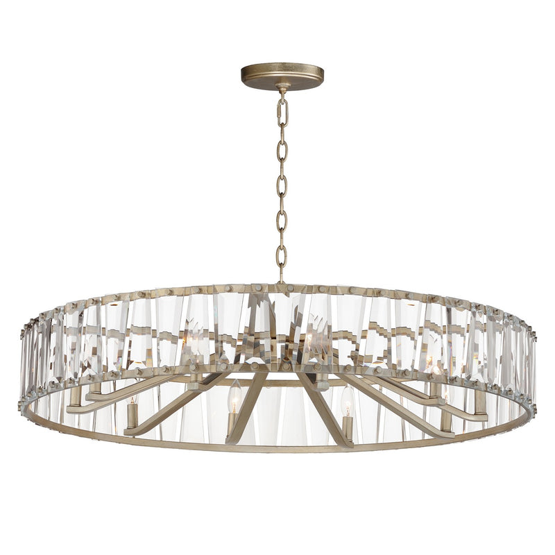 Maxim 21869BCGS Ten Light Chandelier, Golden Silver