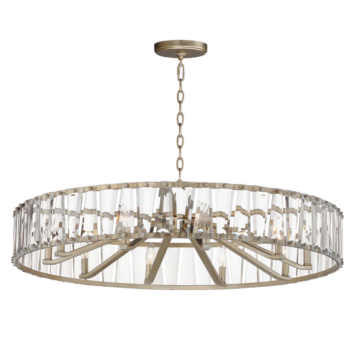 Maxim 21869BCGS Ten Light Chandelier, Golden Silver